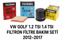 Golf 1.2 tsi 1.4 tsi filtron Bakım Seti 2012 2017